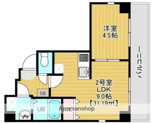 ソリニア日暮里【3階】の間取り
