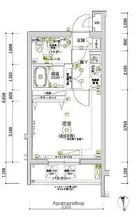 RELUXIA亀戸EAST【3階】の間取り