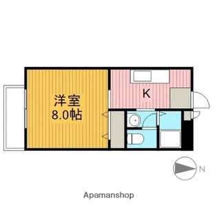 フラッツ夢夢【1階】の間取り