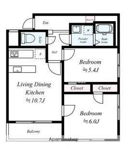サニーサイド吉祥寺【3階】の間取り