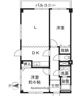 アパートメントカヤ田園調布【3階】の間取り