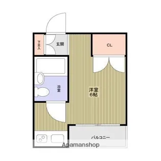 ニューハトリコーポⅢ【2階】の間取り