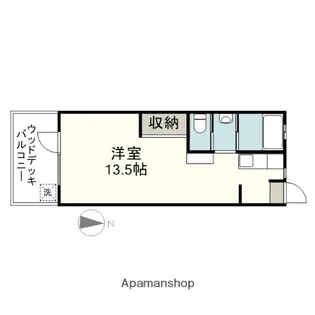 千歳台マンション【2階】の間取り