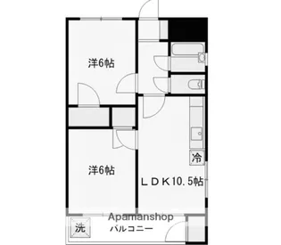 赤羽ハイコーポ【7階】の間取り