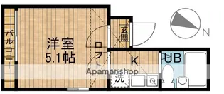 東京都北区東十条4丁目【アパート】の間取り