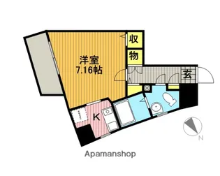 東京都北区岩淵町【マンション】の間取り