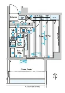 ブライズ下北沢【1階】の間取り