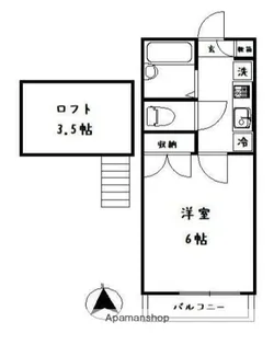 ブルーベル上井草【2階】の間取り