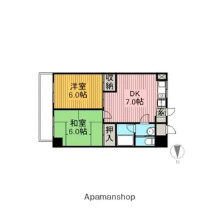 セルーエ三鷹【5階】の間取り