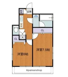 シンエイ住宅【2階】の間取り