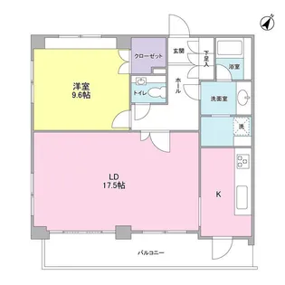 メゾン・ド・中目黒【3階】の間取り