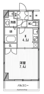 スペーシア高円寺Ⅰ【1階】の間取り