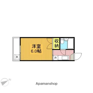 オレンジハイツ【1階】の間取り