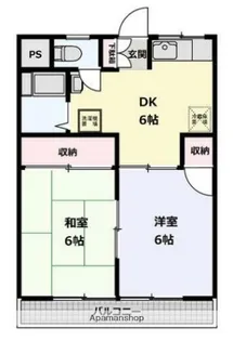 東京都狛江市中和泉3丁目【アパート】の間取り