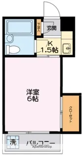 シブヤハイツ【2階】の間取り