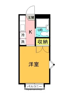 まろんハイツ【2階】の間取り