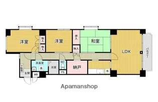 三鷹パークファミリア【3階】の間取り