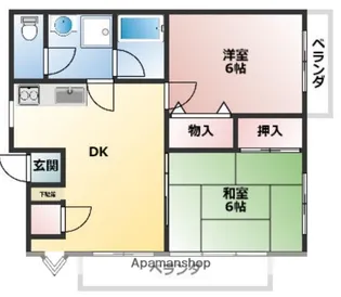 スターオリンピア【3階】の間取り