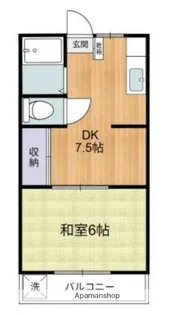 昌栄コーポ【2階】の間取り