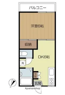 コーポYK【1階】の間取り