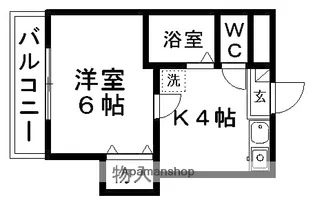 花むらハイム【4階】の間取り