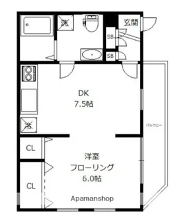 東京都文京区千石4丁目【アパート】の間取り