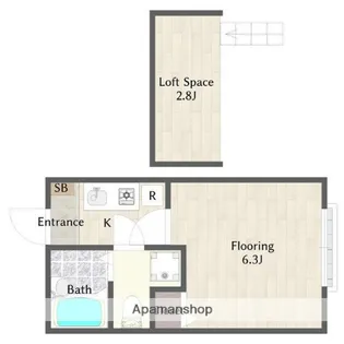 東京都板橋区泉町【アパート】の間取り
