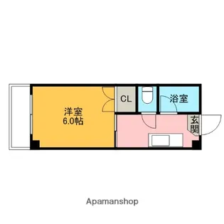 コーポオカダⅠ【2階】の間取り