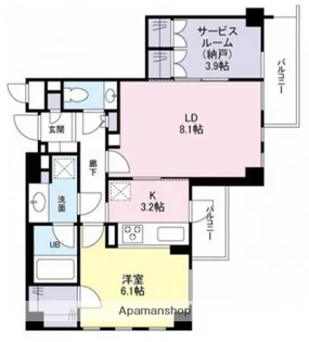 東京都文京区千石2丁目【マンション】の間取り