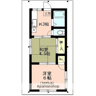ヒルトップホワイト【1階】の間取り