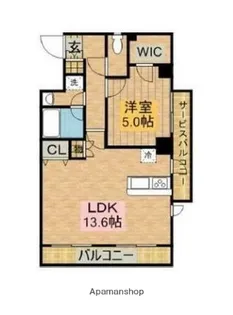 PRESCELTO壱番館【3階】の間取り