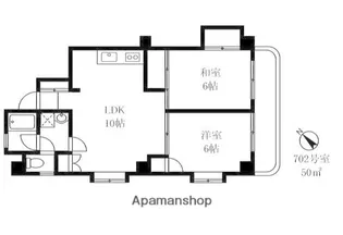 グリーンヒル文京【7階】の間取り