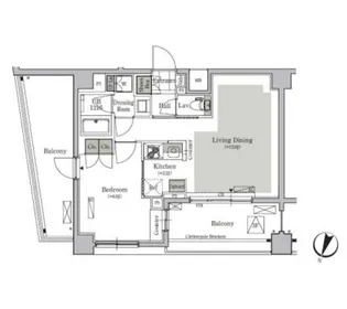 パークキューブ西ヶ原ステージ【1階】の間取り