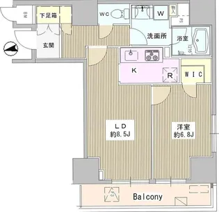 フェアステージ武蔵野【10階】の間取り
