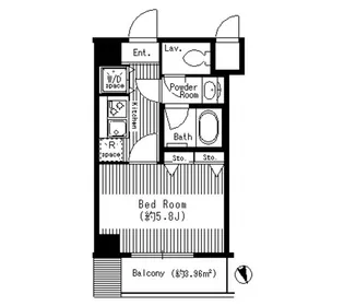 アルテリア方南町【5階】の間取り