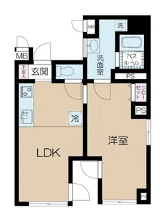 NKダカリ東新町【2階】の間取り