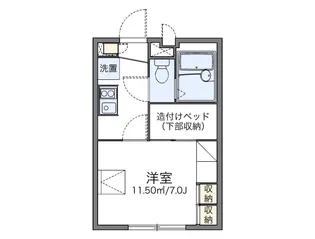 レオパレスTS【1階】の間取り