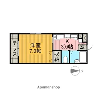 ア・カペラ【2階】の間取り