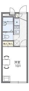 レオパレスKAWASHI【2階】の間取り