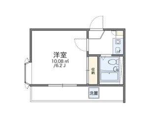 レオパレスサングリーン【2階】の間取り