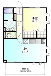セリジエ久我山【1階】の間取り