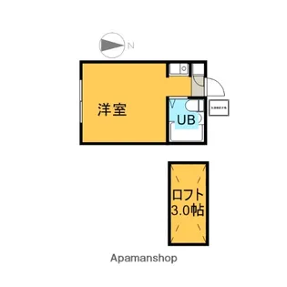 第2コーポ石原【1階】の間取り
