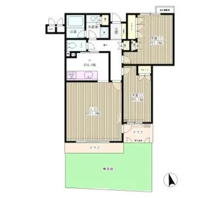 スクエア高円寺【1階】の間取り