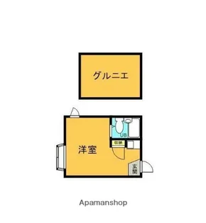 東京都文京区目白台3丁目【アパート】の間取り