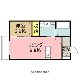 インペリアル【1階】の間取り
