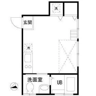 グランエッグス祖師ヶ谷大蔵【1階】の間取り