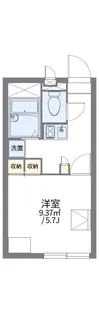 レオパレス池尻大橋【202号室】の間取り