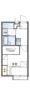 レオパレスボレロ【2階】の間取り