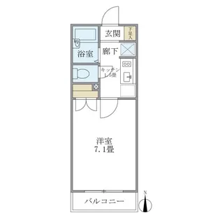 CLAP市谷柳町【3階】の間取り