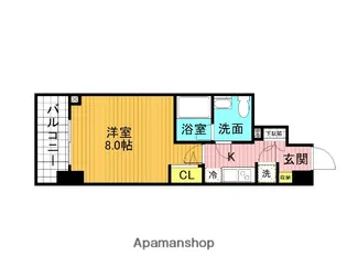 LEXE赤羽【6階】の間取り
